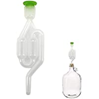 Esclusa de aire en forma de S para fermentar válvulas de sello de escape – fermentación de vino de cerveza (color al…